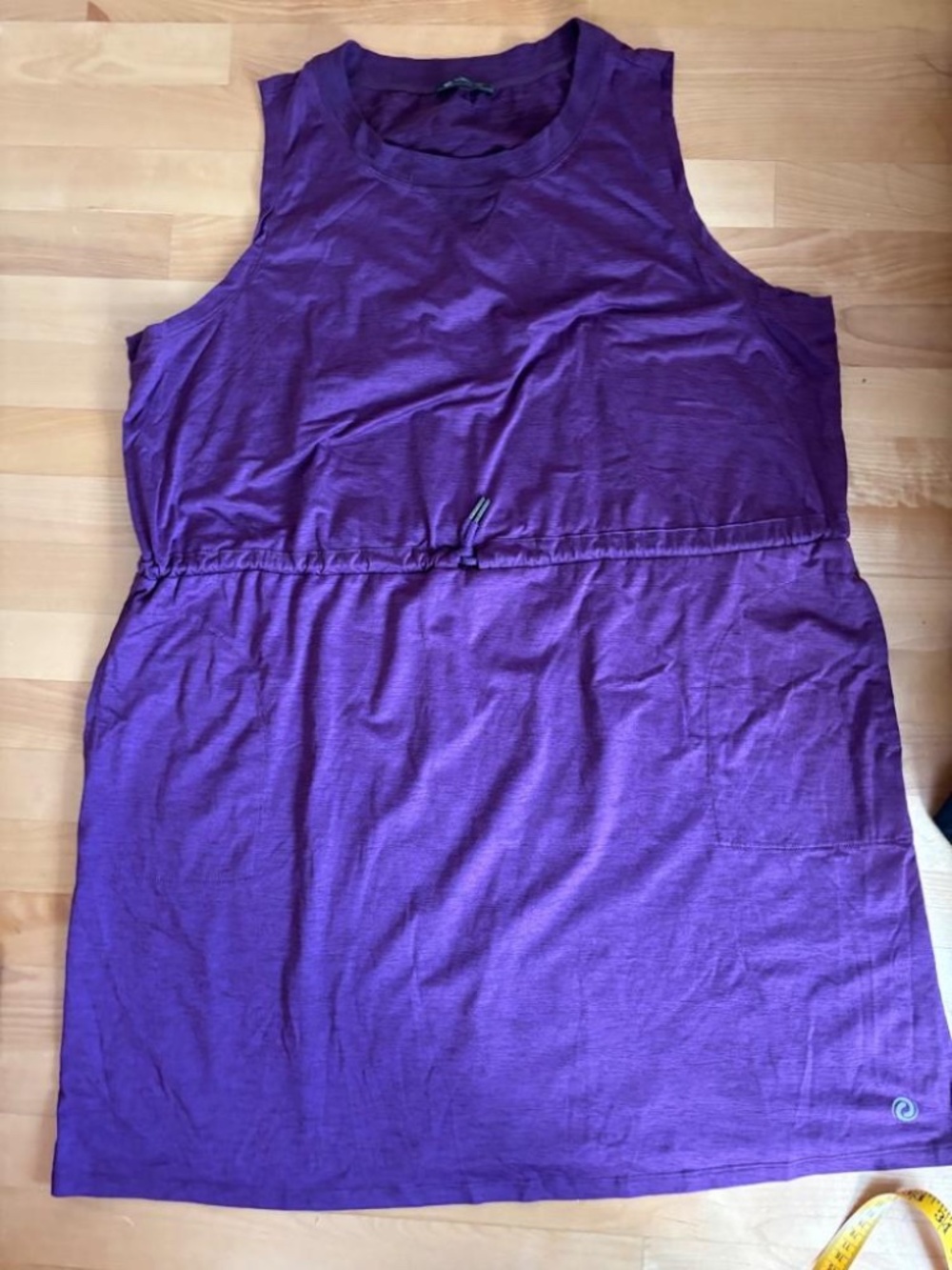Penningtons Active Zone Plum Sleeveless Drawstring Waist Dress